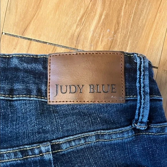 Judy Blue Midnight Blue Wide Leg Jeans - Picture 4 of 4
